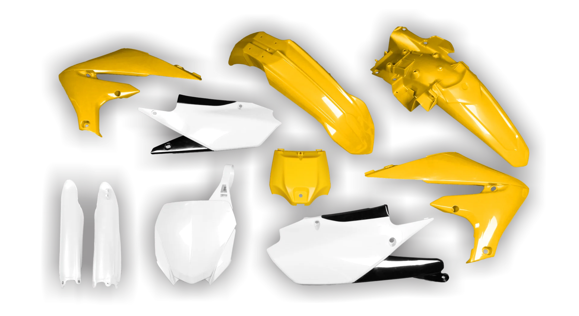 Plastics Kit - Yamaha - YZ250F - 2019-2023 - Full Kit - Aniversary Yellow