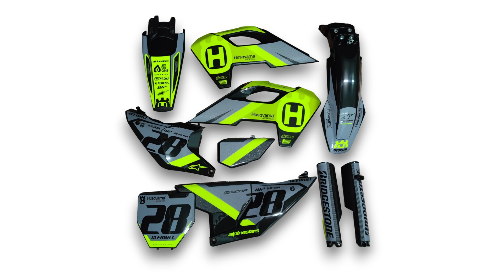 GFP - Husqvarna 14-> TC-FC-FX Series - 2023-2024 - Black-FL-H15-ST