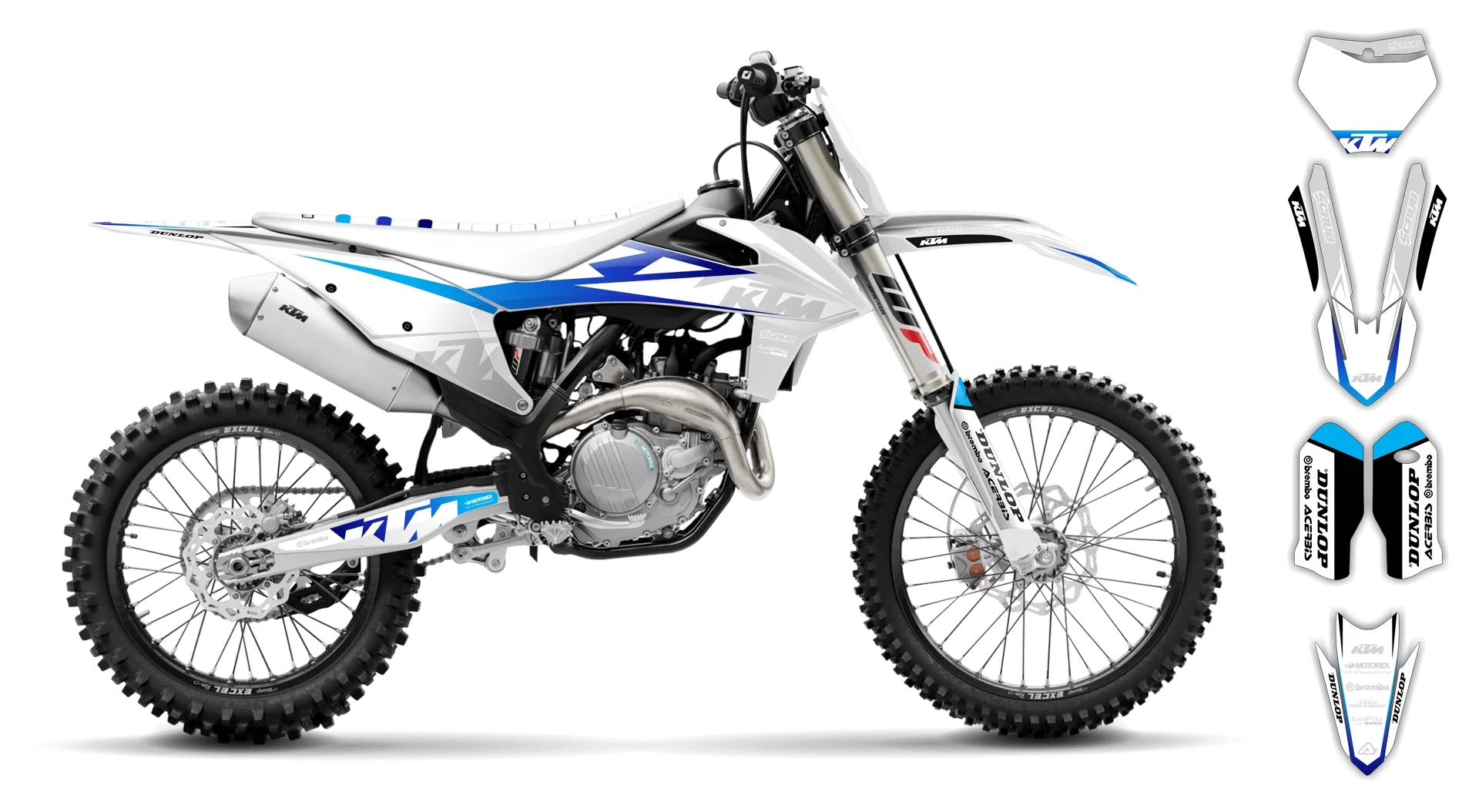 Graphics Kit - KTM - SX SX-F / XC XC-F - 2019-2022 - K16 - R2