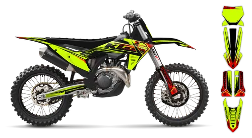 Graphics Kit - KTM - SMR Series - 2023-2024 - Fluo Panthera - ST