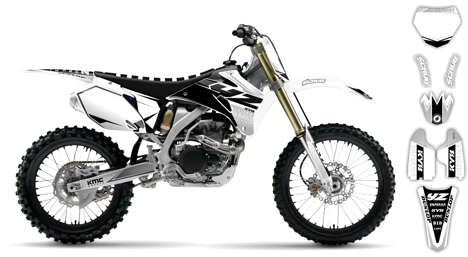 Graphics Kit - Yamaha - YZ426F - 2000-2002 - Discovery - R1