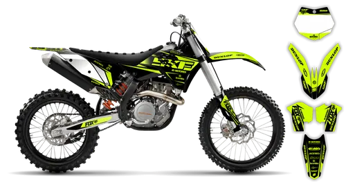 Graphics Kit - KTM - SMR Series - 2008-2011 - Fluo 1 - ST