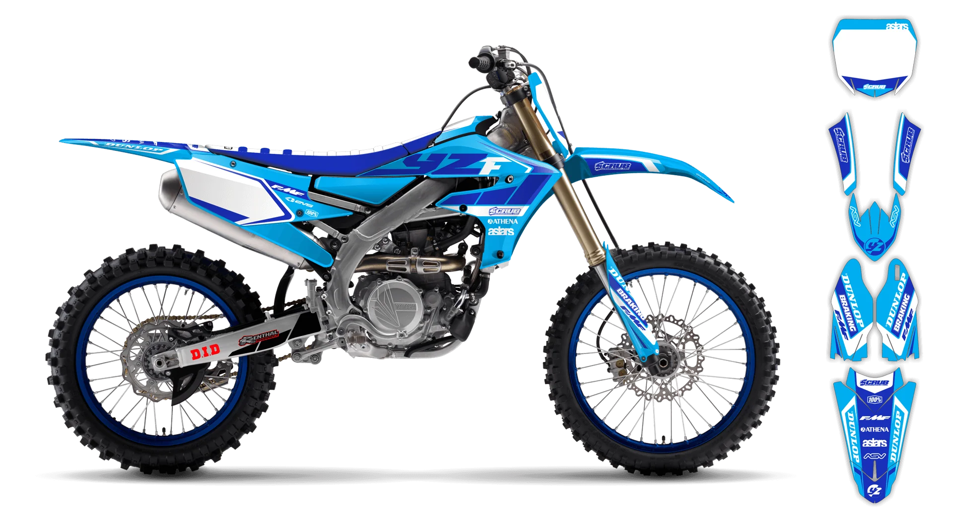 Graphics Kit - Yamaha - WR450F - 2019-2023 - Eclipse - LE