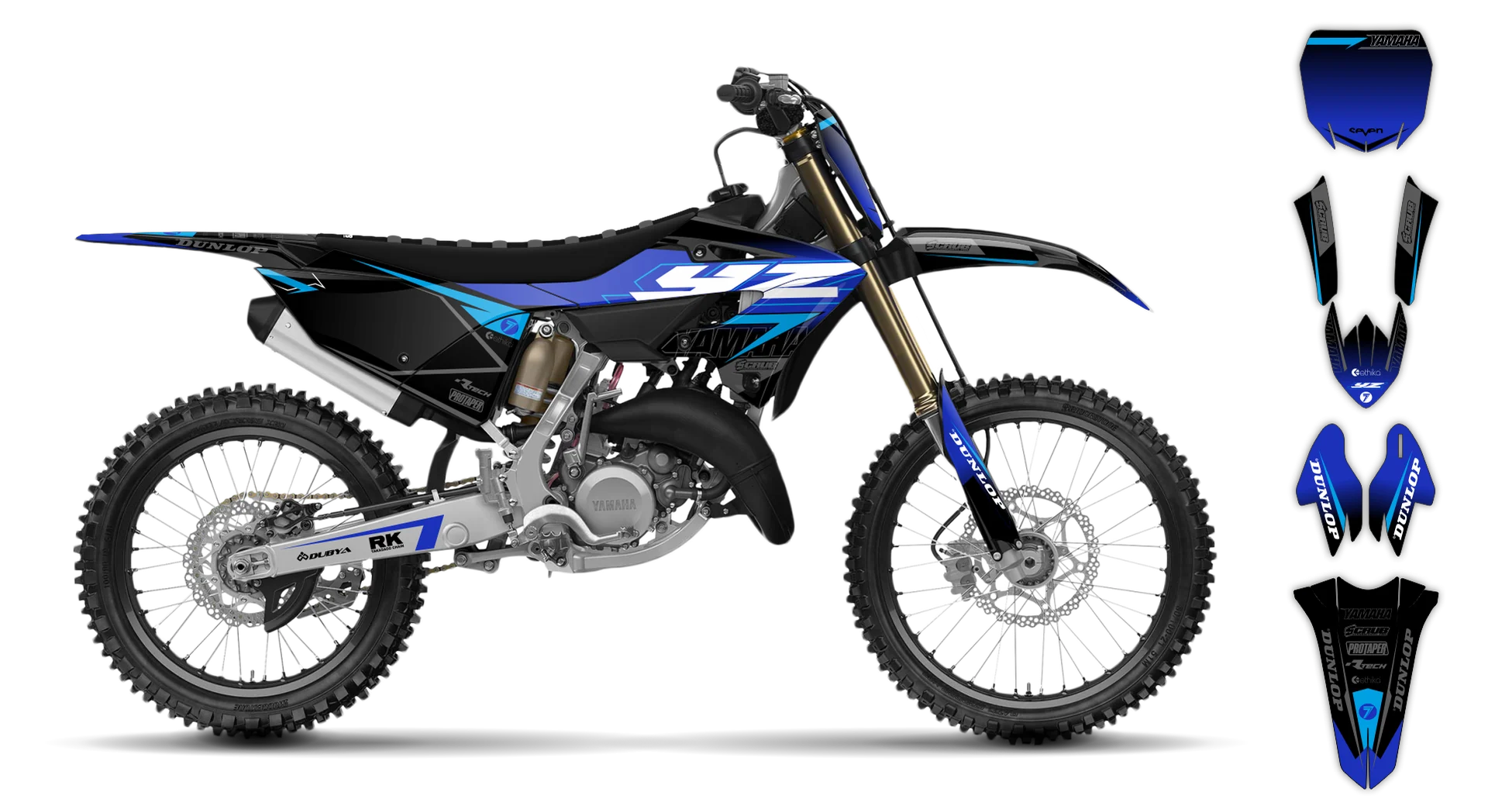 Graphics Kit - Yamaha - YZ 85 - 2022-2025 - SE1086 - R3