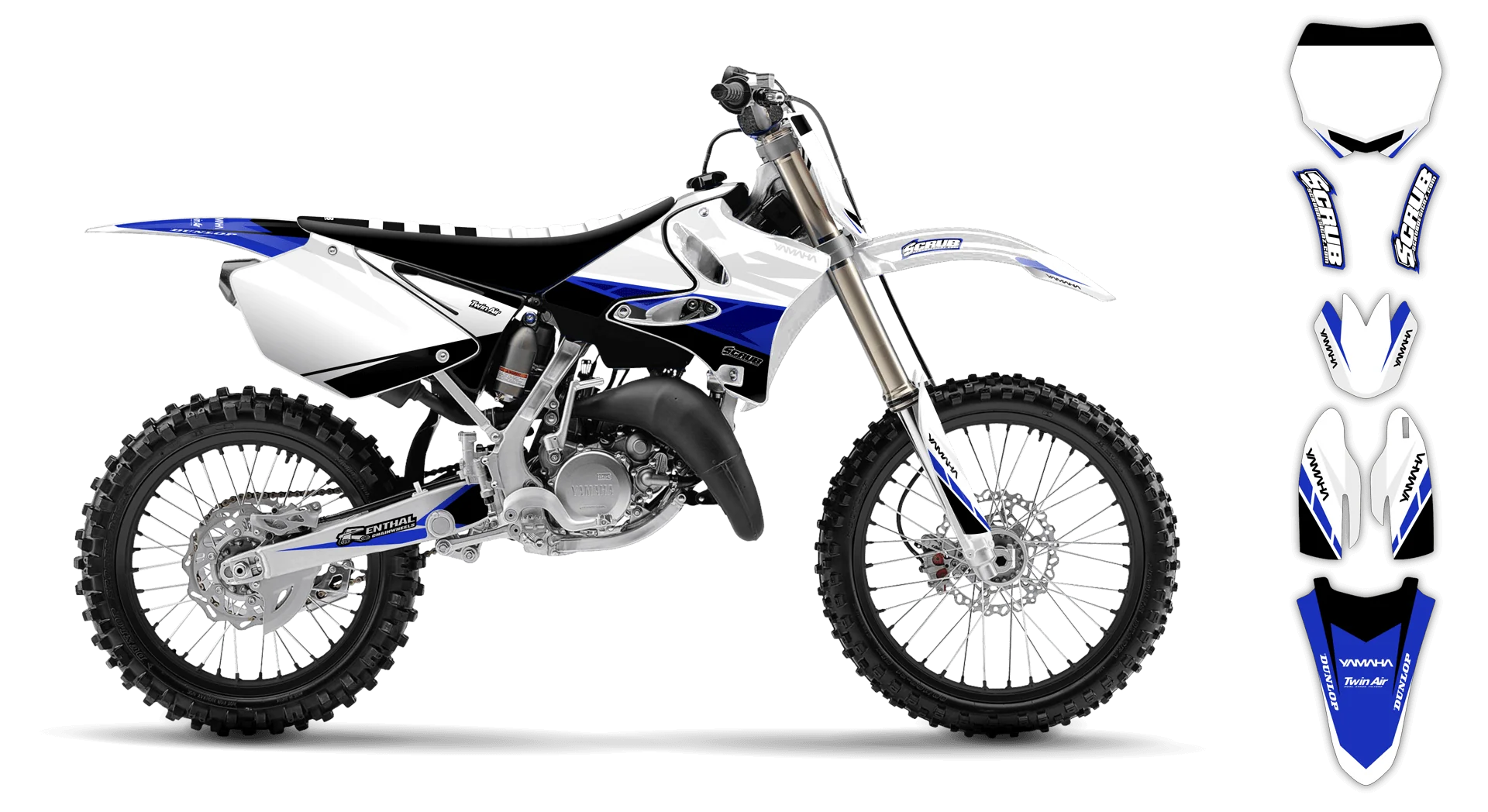 Graphics Kit - Yamaha - YZ 125 - 2000-2001 - Sukuba - R3
