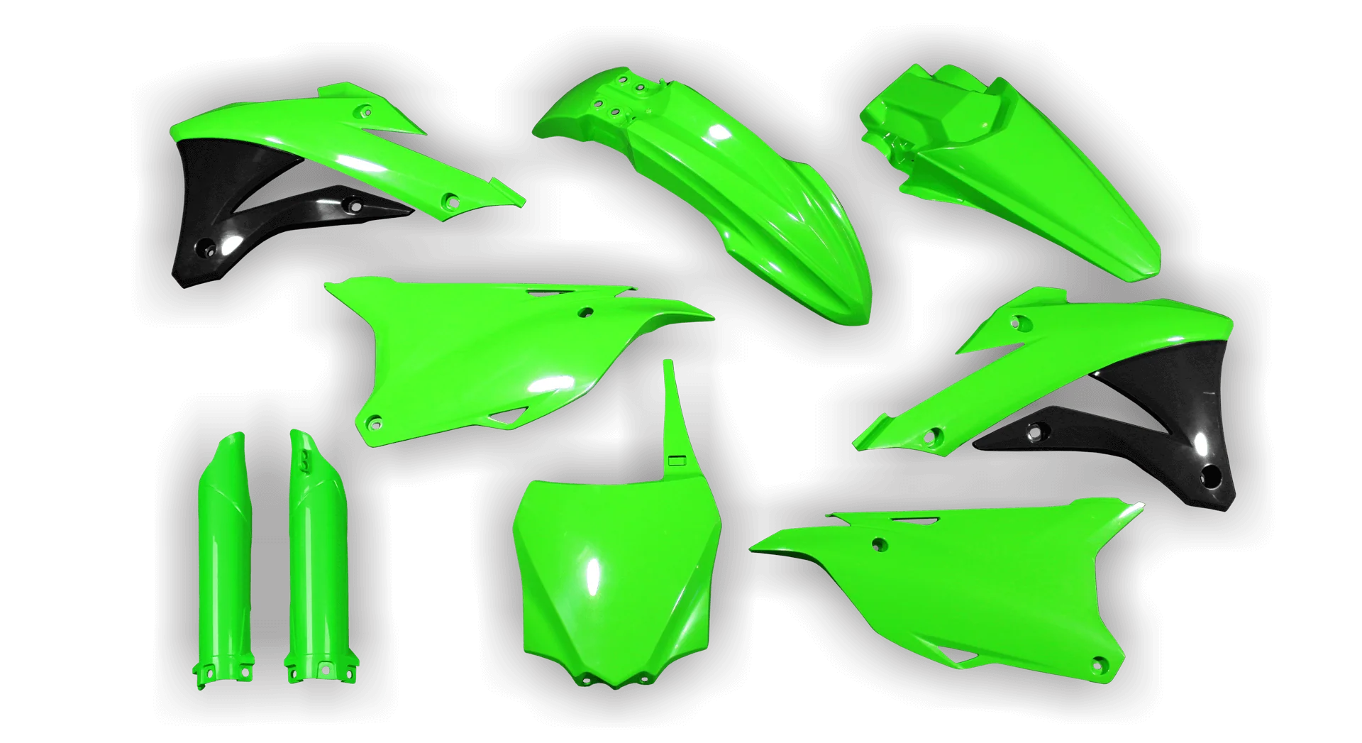 Plastics Kit - Kawasaki - KX 85 - 2014-2021 - Full Kit - Green