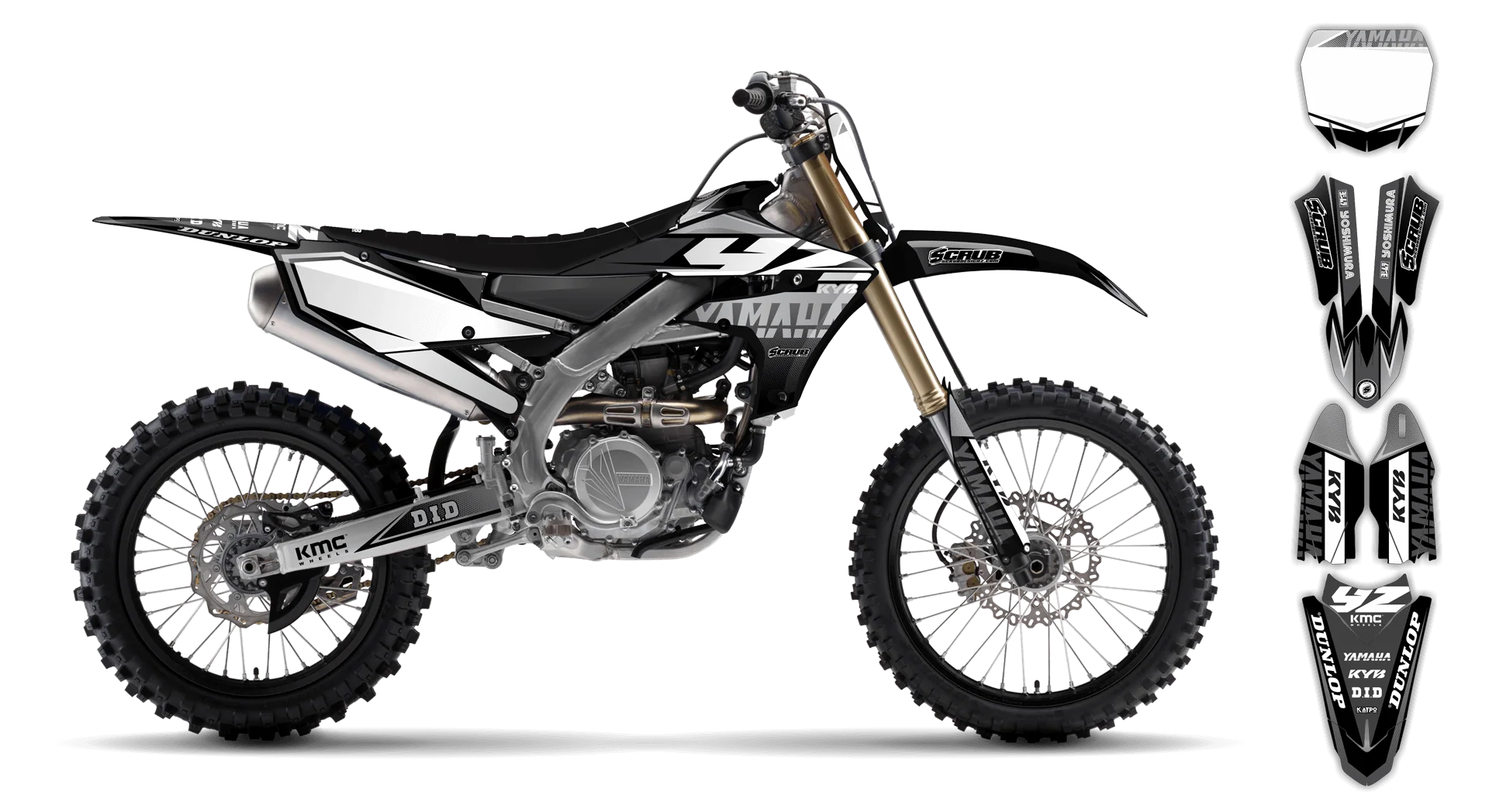 Graphics Kit - Yamaha - WR450F - 2019-2023 - Discovery - R2