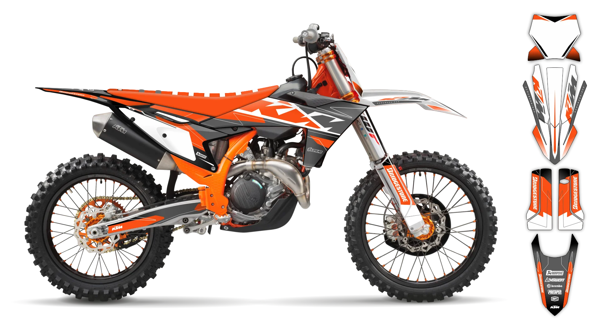 Graphics Kit - KTM - SMR Series - 2023-2024 - K-SE1109 - R4