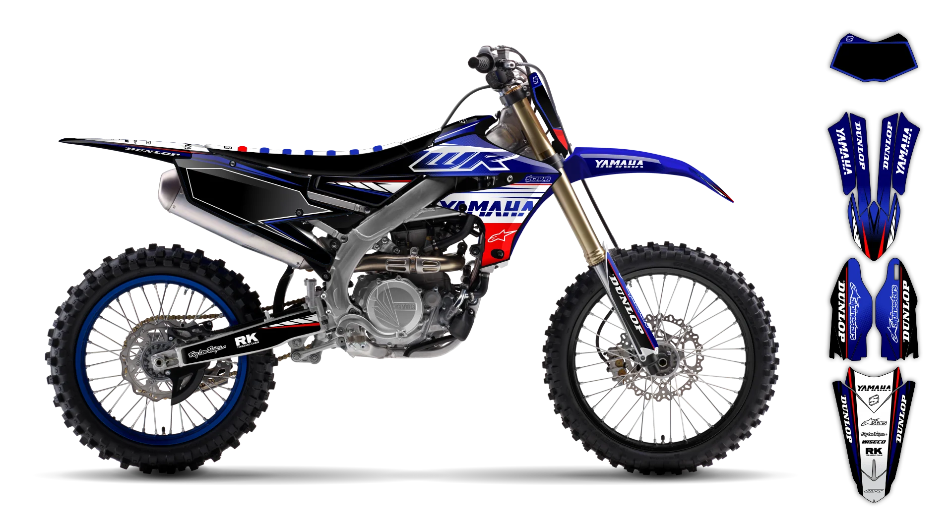 Graphics Kit - Yamaha - WR450F - 2024-2025 - Boognish - LE