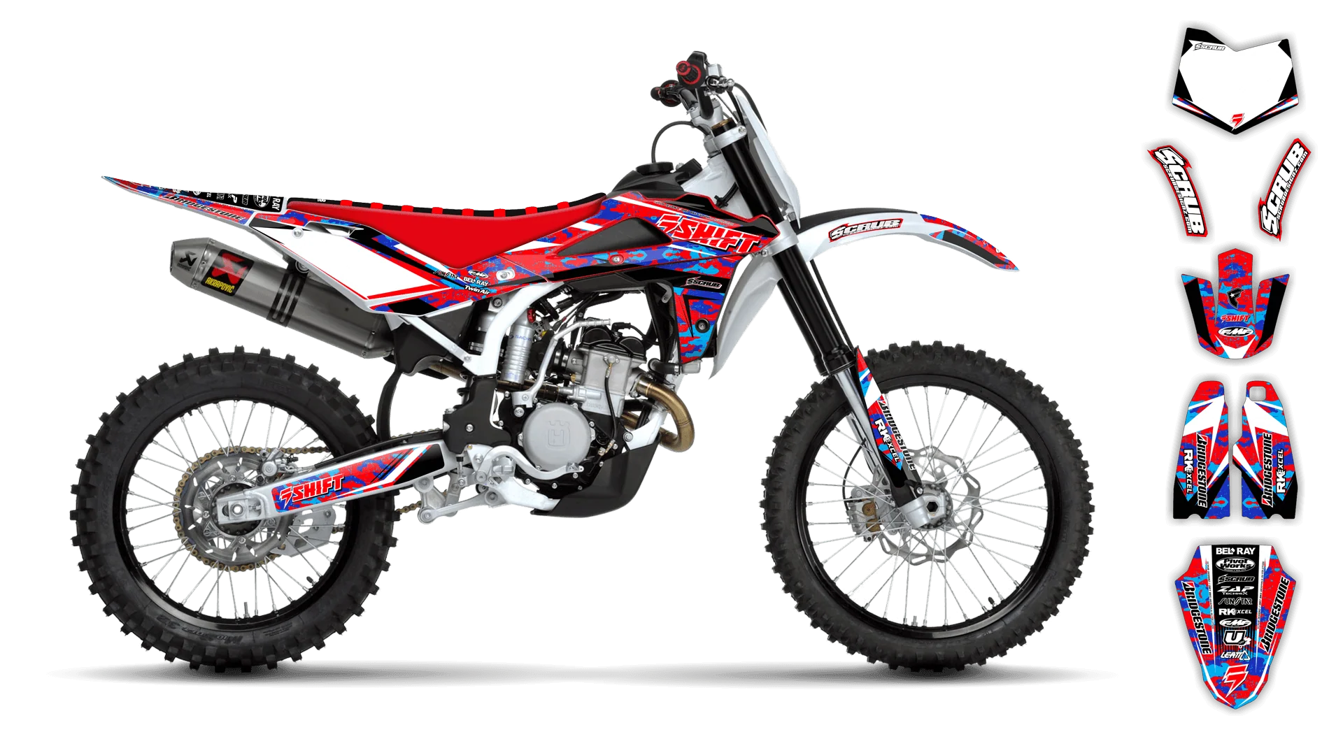 Graphics Kit - Husqvarna 05-13 - SM 630 - 2010-2013 - Step UP - LE