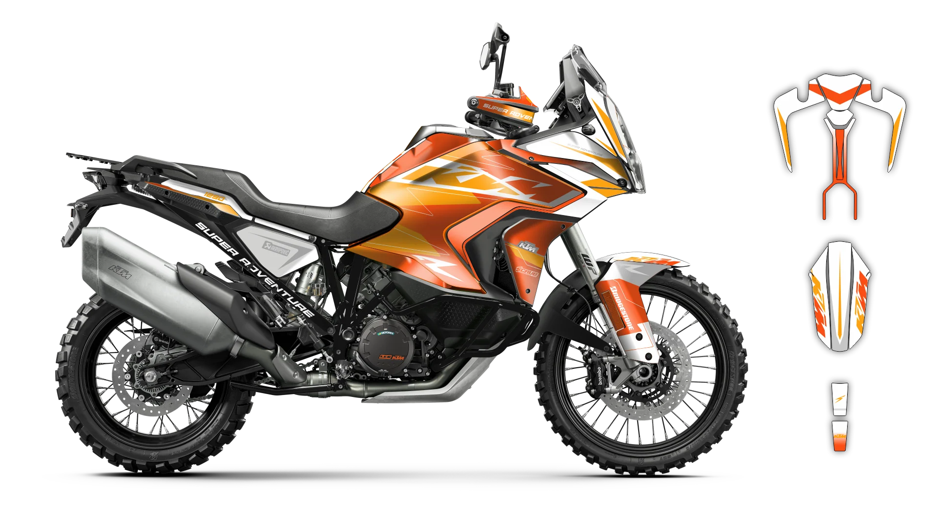 Graphics Kit - KTM - 1290 SUPER ADVENTURE S - 2021-2023 - K-SE1109 - R1