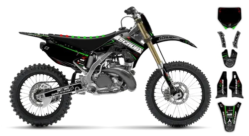 Graphics Kit - Kawasaki - KX 80 - 1991-1997 - Stealth - ST