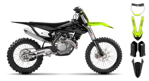 Graphics Kit - KTM - SX 50 - 2016-2023 - Fluo SE1025 - ST
