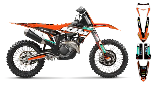 Graphics Kit - KTM - EXC EXC-F / XC-W XCF-W - 2024-2025 - K11 - ST