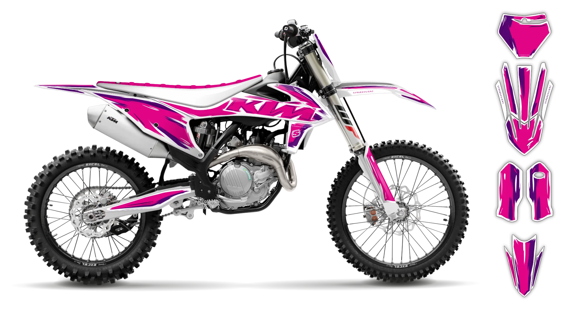 Graphics Kit - KTM - SX SX-F / XC XC-F - 2019-2022 - Artlex - R5
