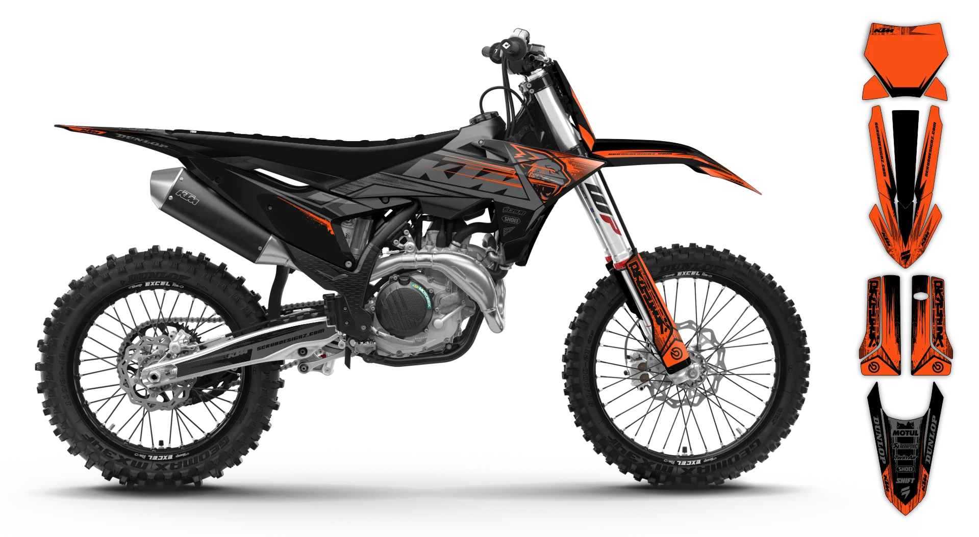 Graphics Kit - KTM - SX SX-F / XC XC-F - 2025 - Panthera - R1