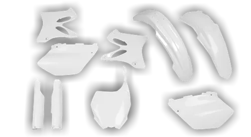 Plastics Kit - Yamaha - YZ 125 - 2006-2007 - Full Kit - White
