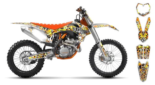 Graphics Kit - KTM - SX SX-F / XC XC-F - 2011-2012 - Volcom - ST