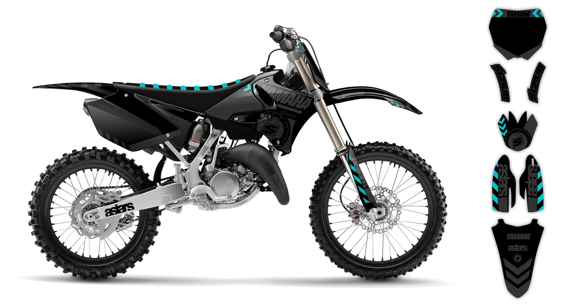 Graphics Kit - Yamaha - YZ 250 - 2005 - Bruxa - LE