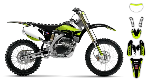 Graphics Kit - Yamaha - WR450F - 2007-2011 - Fluo O'Mara - ST
