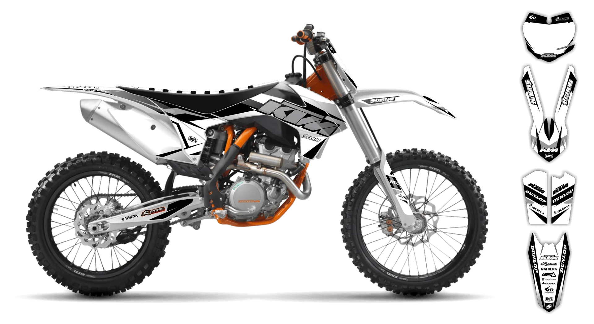 Graphics Kit - KTM - SMR Series - 2005-2007 - K1 - R3