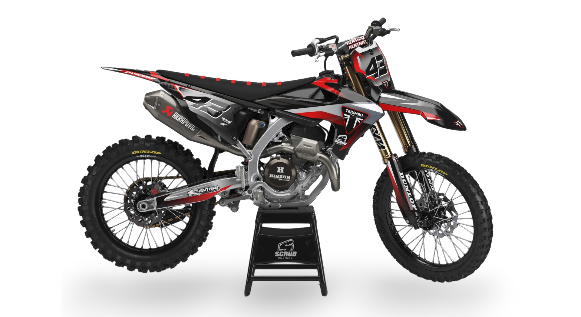 Graphics Kit - Triumph - TF 250-X - 2024-2025 - Outcast - LE