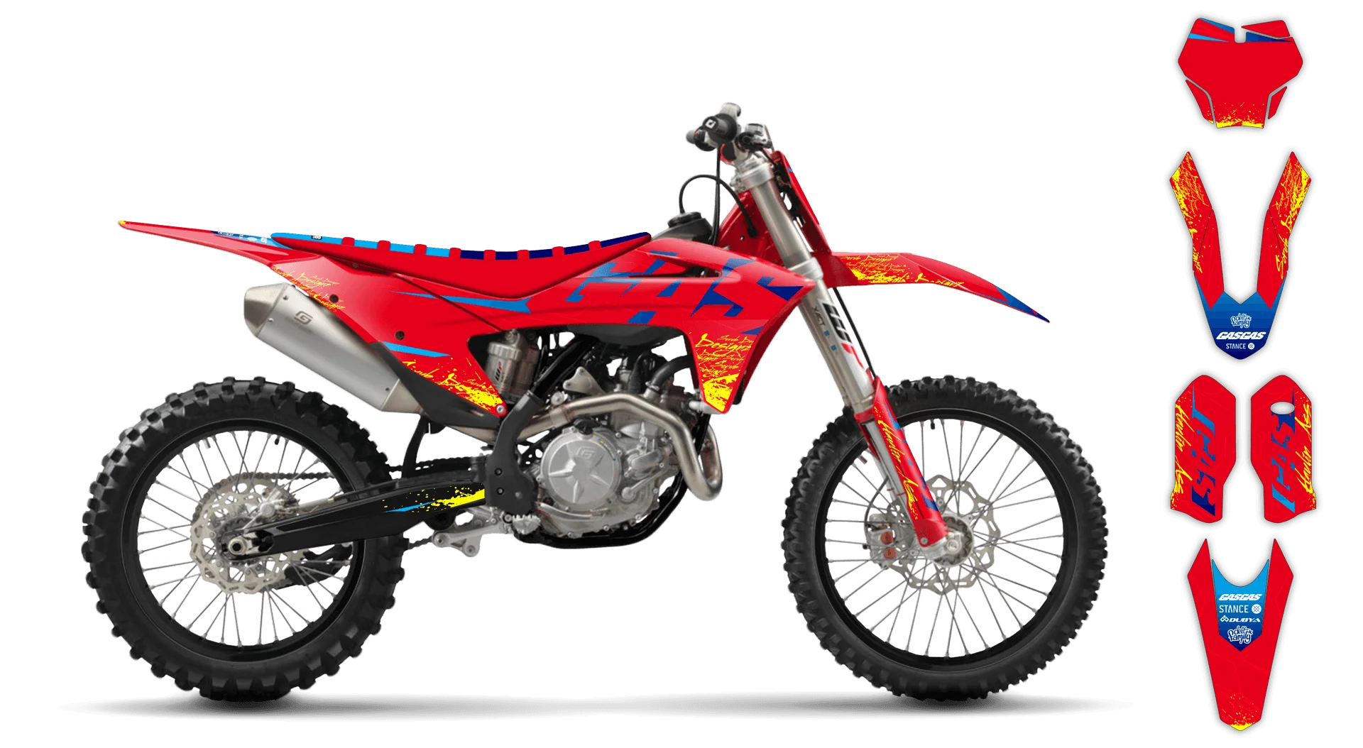 Graphics Kit - Gas Gas - MC-E 5 - 2025 - Corvell - R2