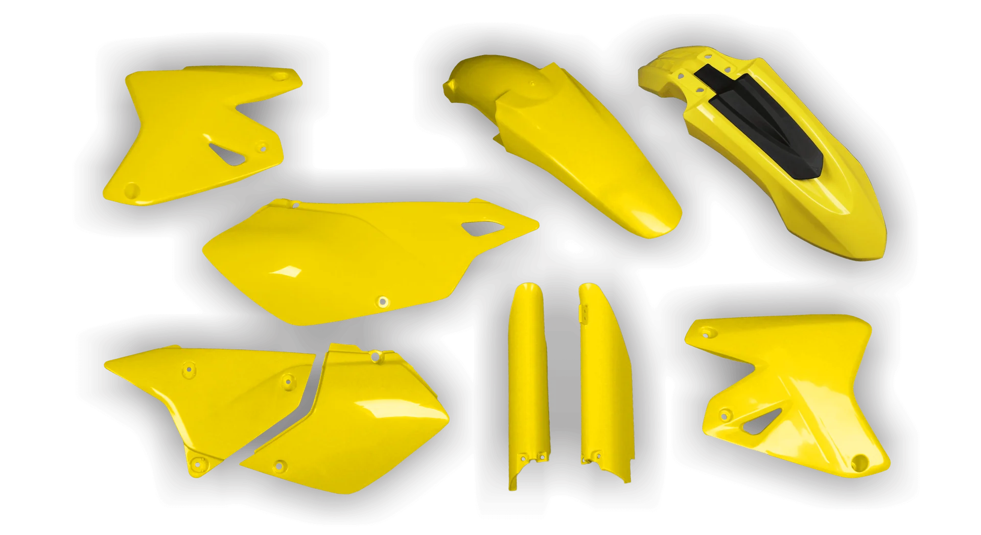 Plastics Kit - Suzuki - DRZ 400 SM - 1999-2024 - Full Kit - Yellow