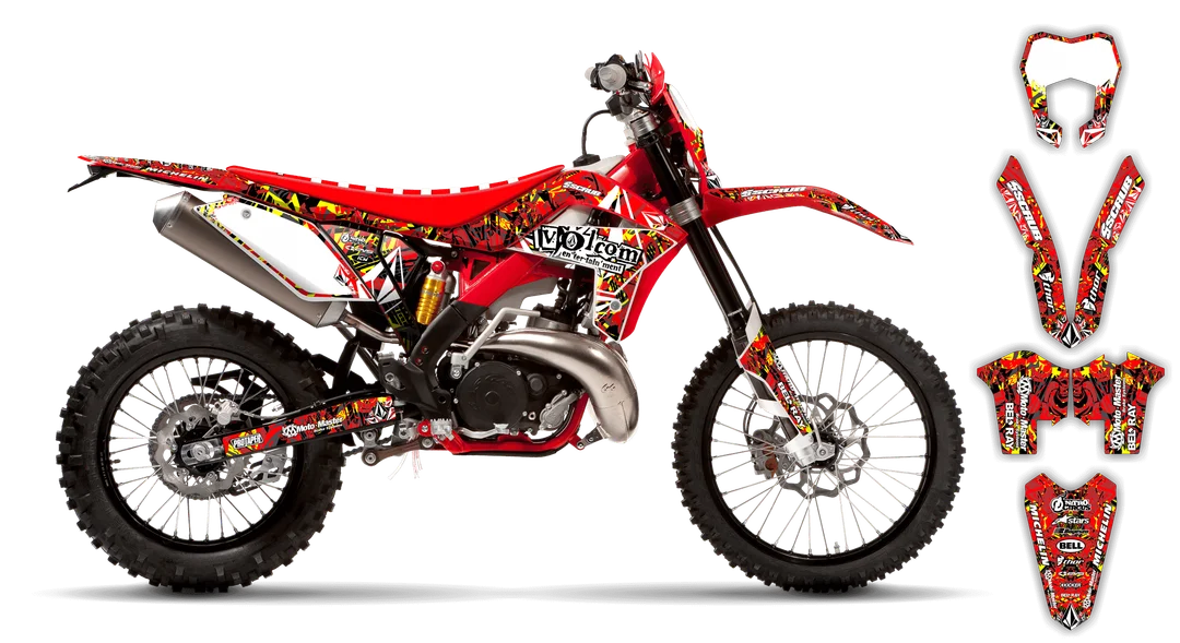 Graphics Kit - Gas Gas - EC EC-F Series - 2012-2013 4-Stroke - Volcom - ST