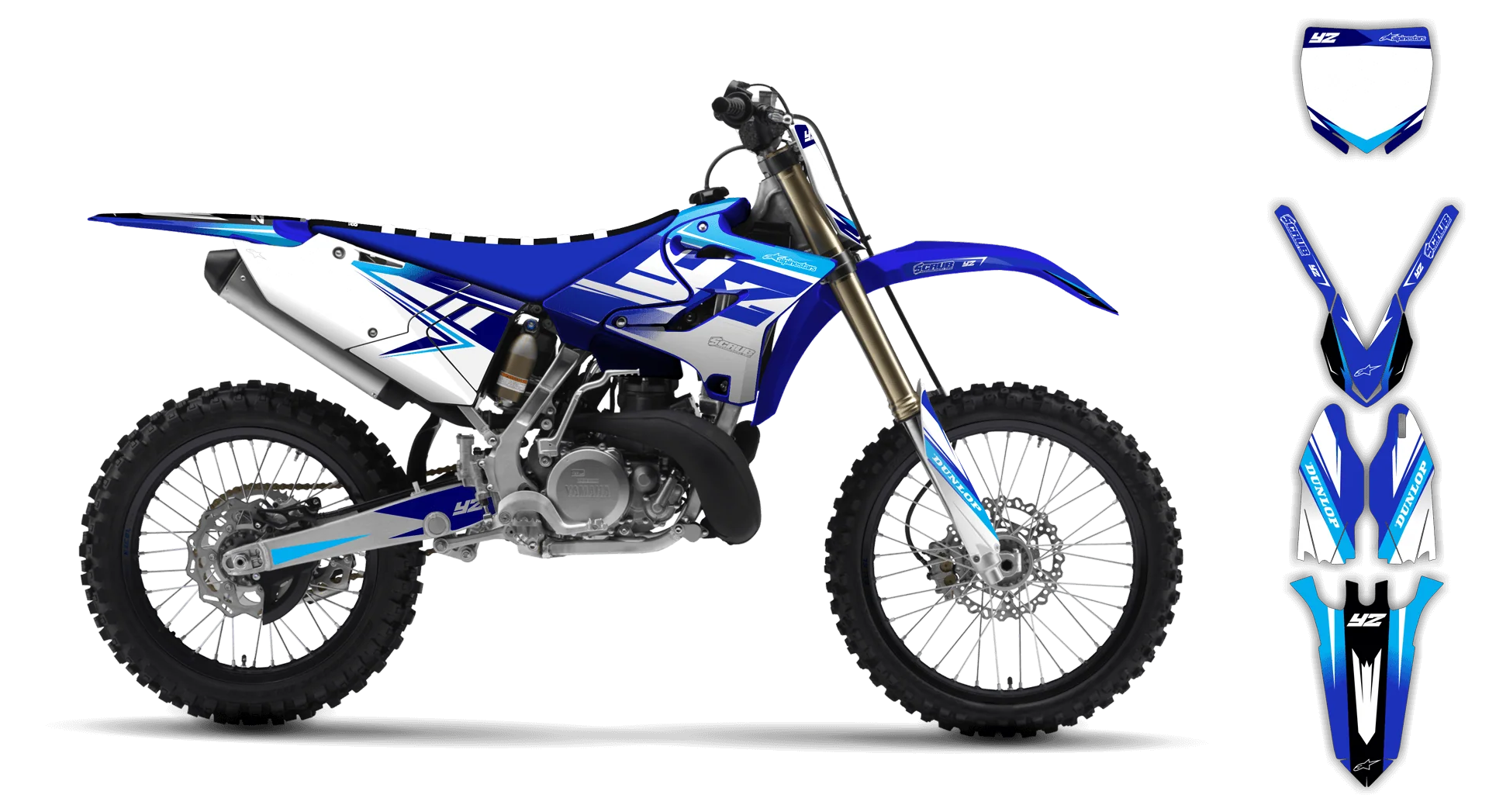 Graphics Kit - Yamaha - YZ 250X - 2016-2022 - SE1012 - LE