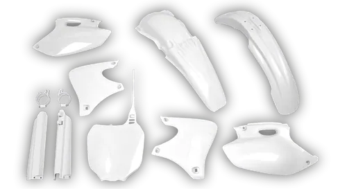 Plastics Kit - Yamaha - YZ250F - 2000-2002 - Full Kit - White