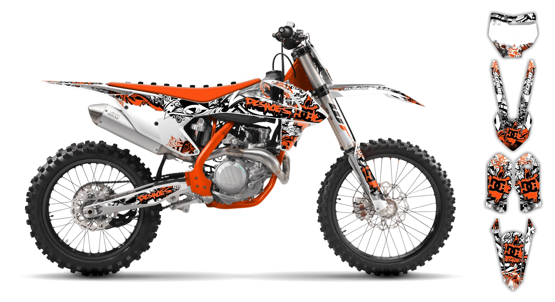 Graphics Kit - KTM - SX 50 - 2016-2023 - Attack - ST