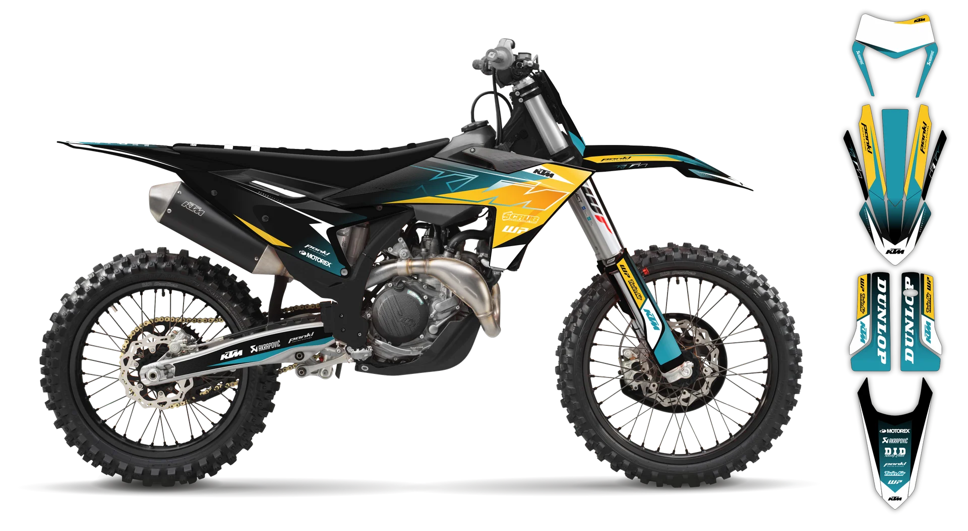 Graphics Kit - KTM - EXC EXC-F / XC-W XCF-W - 2024-2025 - K20 - R1