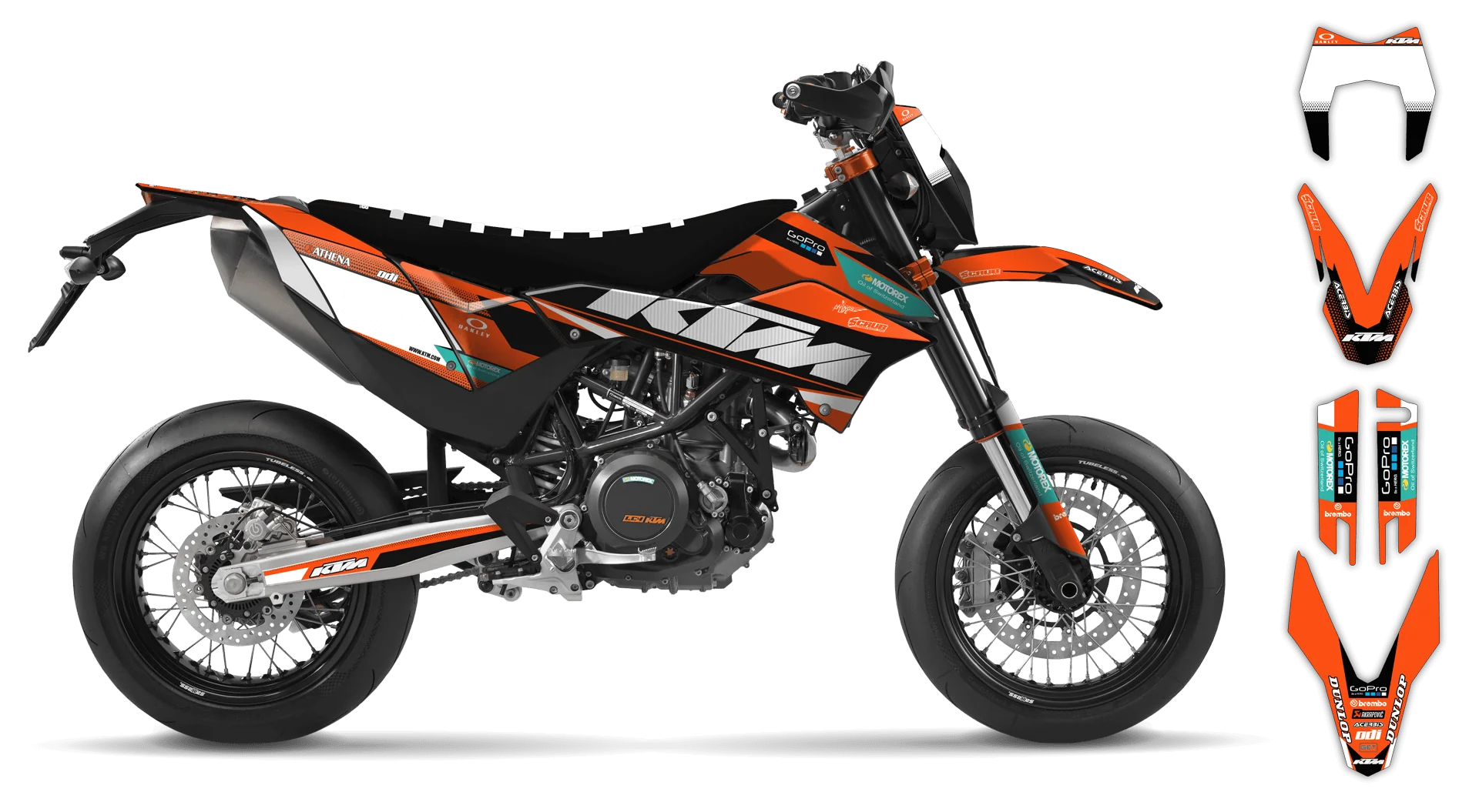 Graphics Kit - KTM - ENDURO 690R - 2012-2018 - K11 - LE