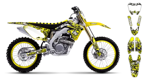 Graphics Kit - Suzuki - RMZ 250 - 2004-2006 - Attack - ST