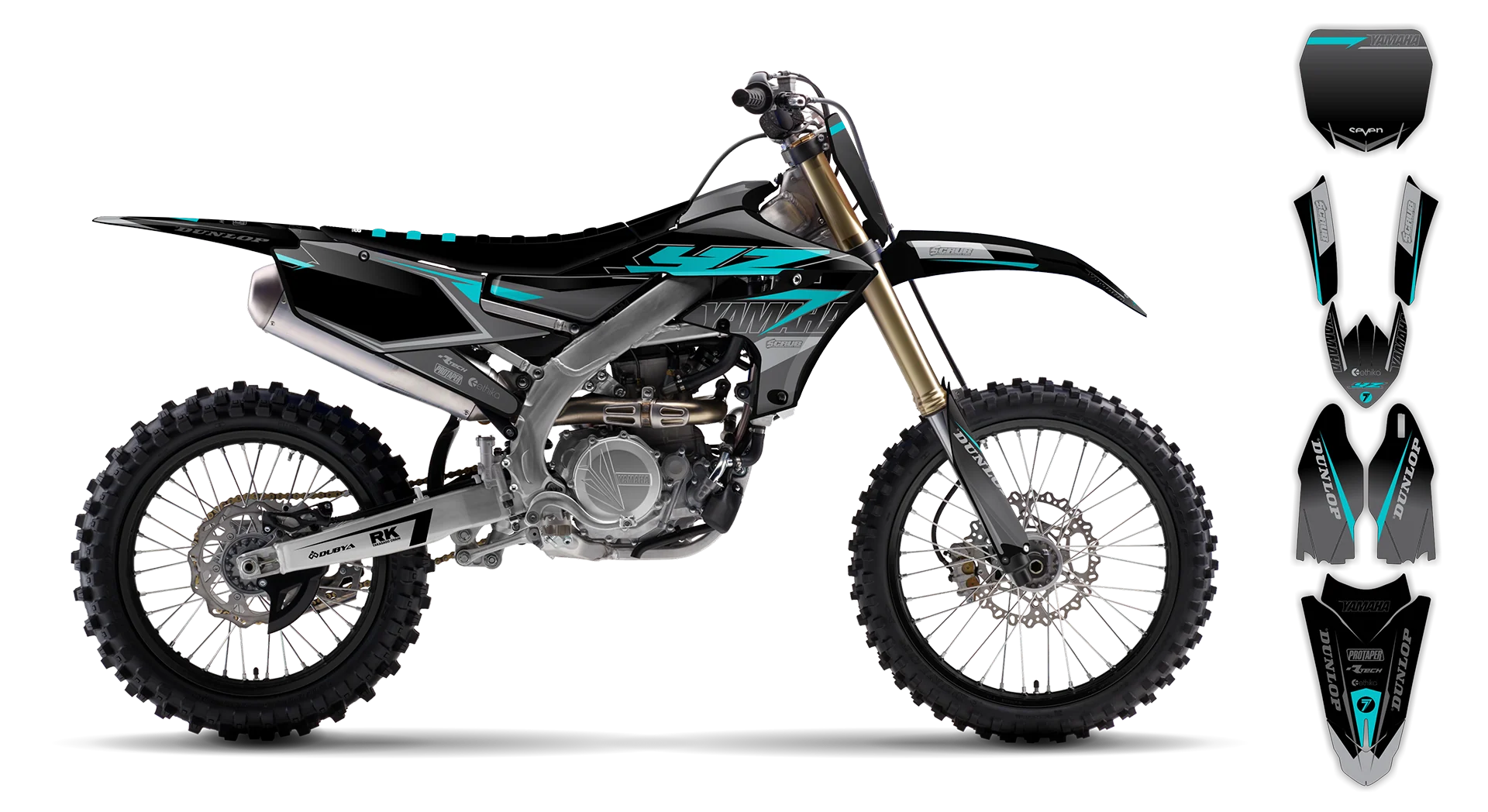 Graphics Kit - Yamaha - YZ250F - 2019-2023 - SE1086 - R4