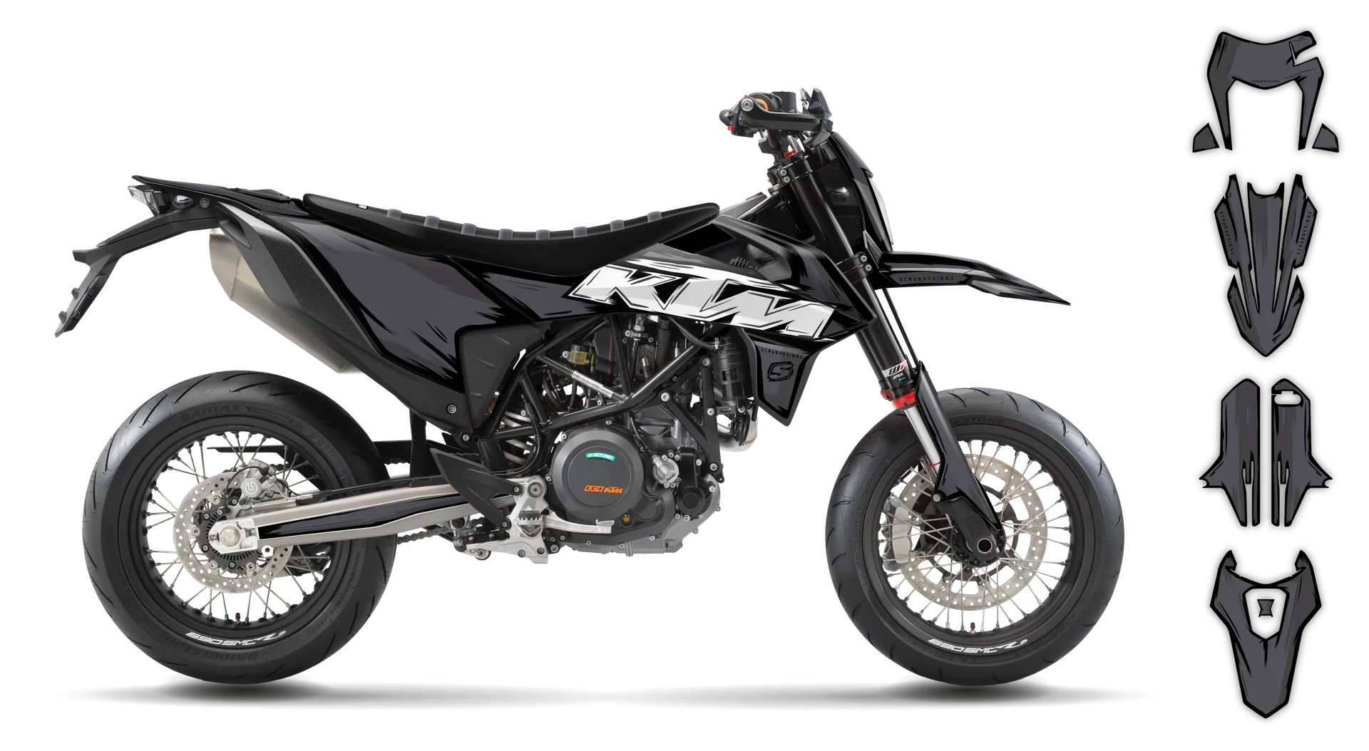 Graphics Kit - KTM - ENDURO 690R - 2019-2024 - Artlex - R3