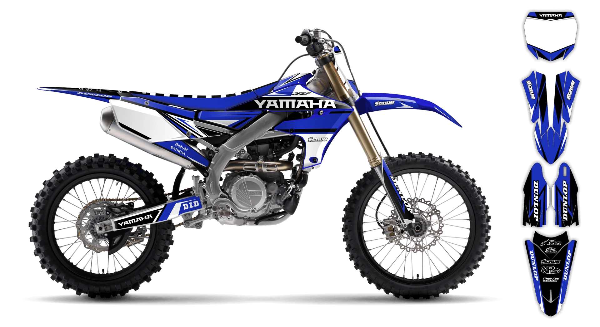 Graphics Kit - Yamaha - WR450F - 2024-2025 - Evolution - R2