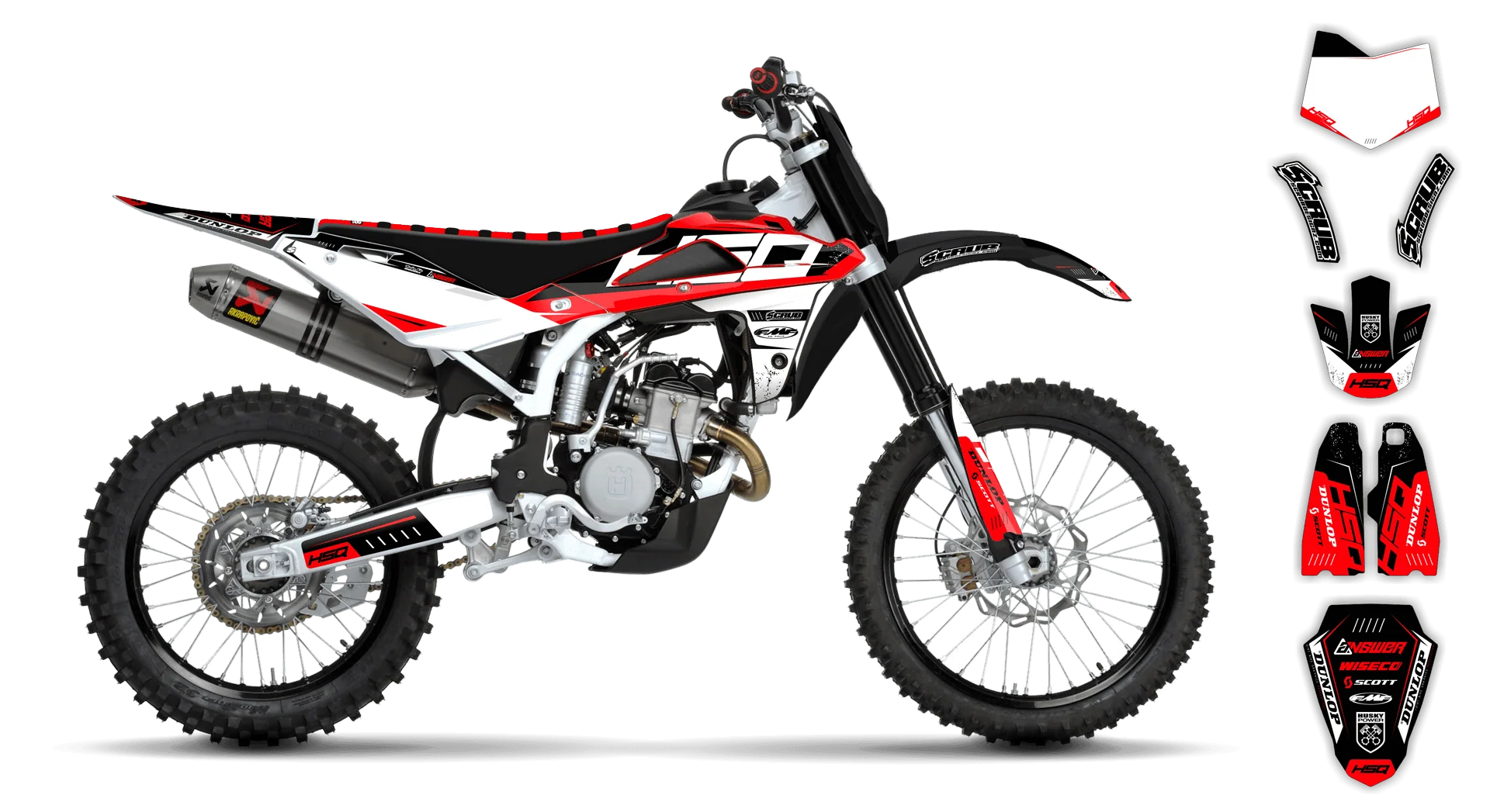 Graphics Kit - Husqvarna 05-13 - SM 630 - 2010-2013 - HSQ - LE