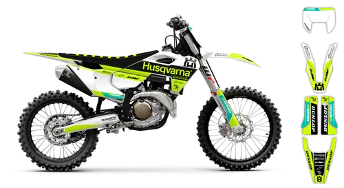 Graphics Kit - Husqvarna 14-> TC 65 - 2024-2025 - Fluo H9 - ST