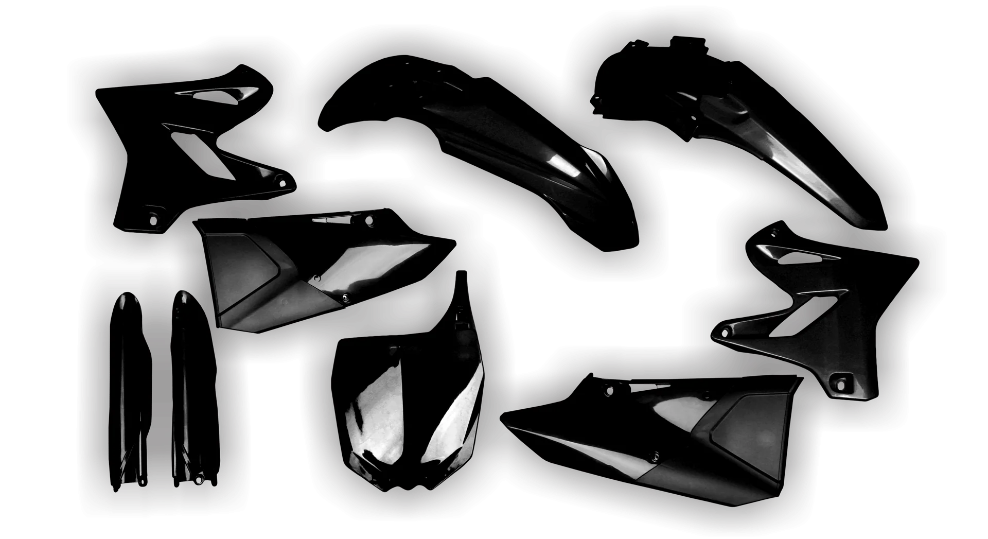 Plastics Kit - Yamaha - YZ 125 - 2015-2020 - Full Kit - Black