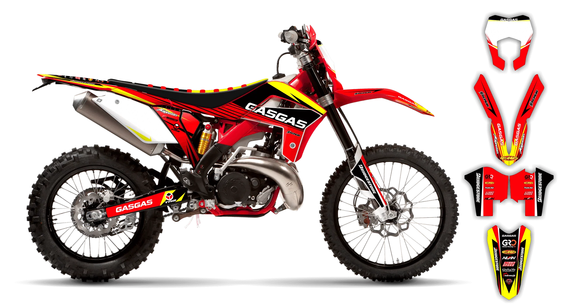 Graphics Kit - Gas Gas - FS 4-Stroke - 2003-2006 - Force - R1