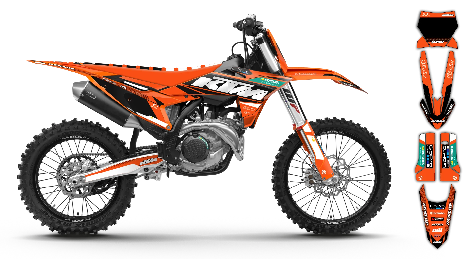 Graphics Kit - KTM - SX SX-F / XC XC-F - 2025 - K11 - LE
