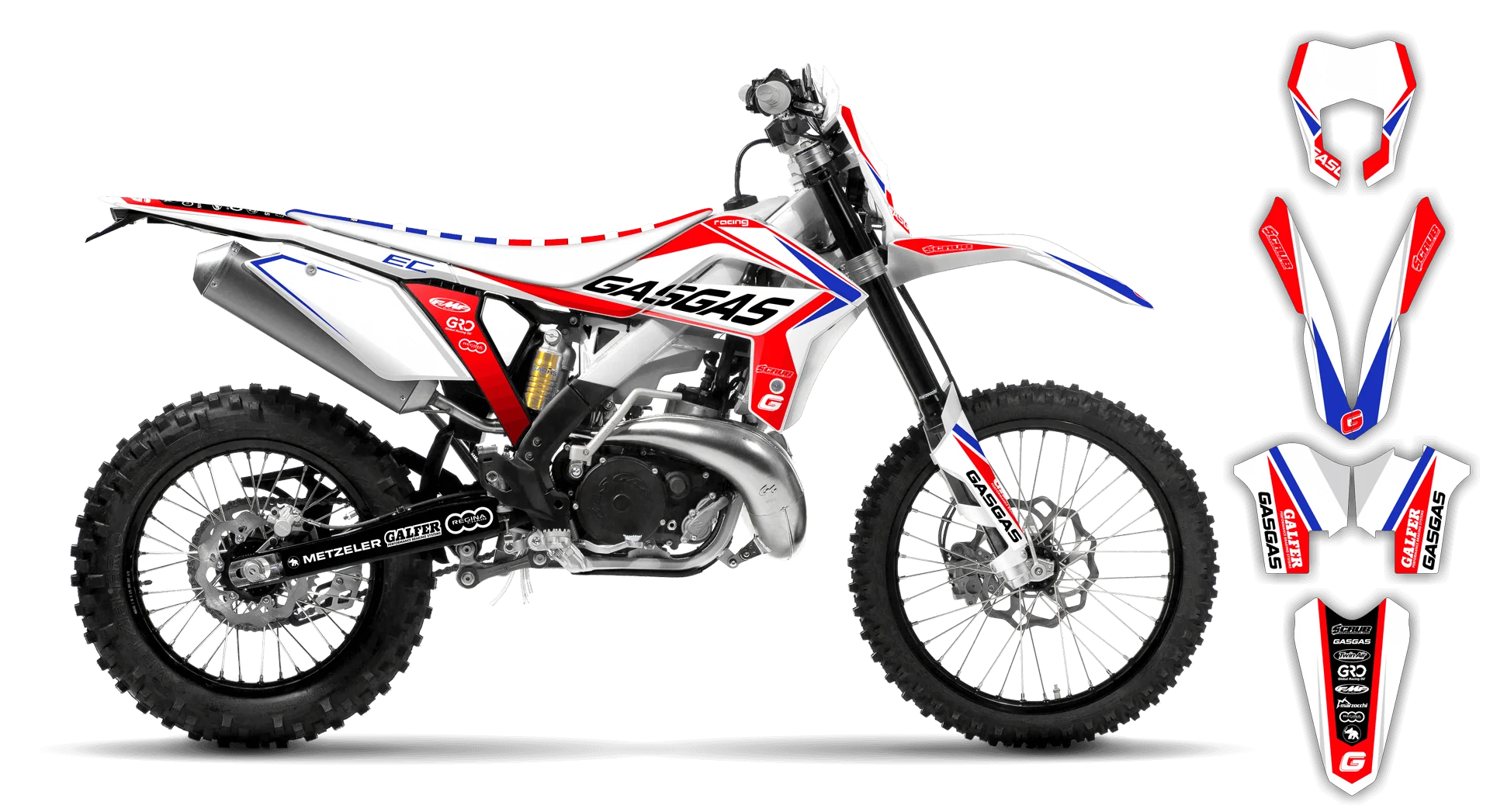 Graphics Kit - Gas Gas - EC EC-F Series - 2014-2017 - Compulsion - R1