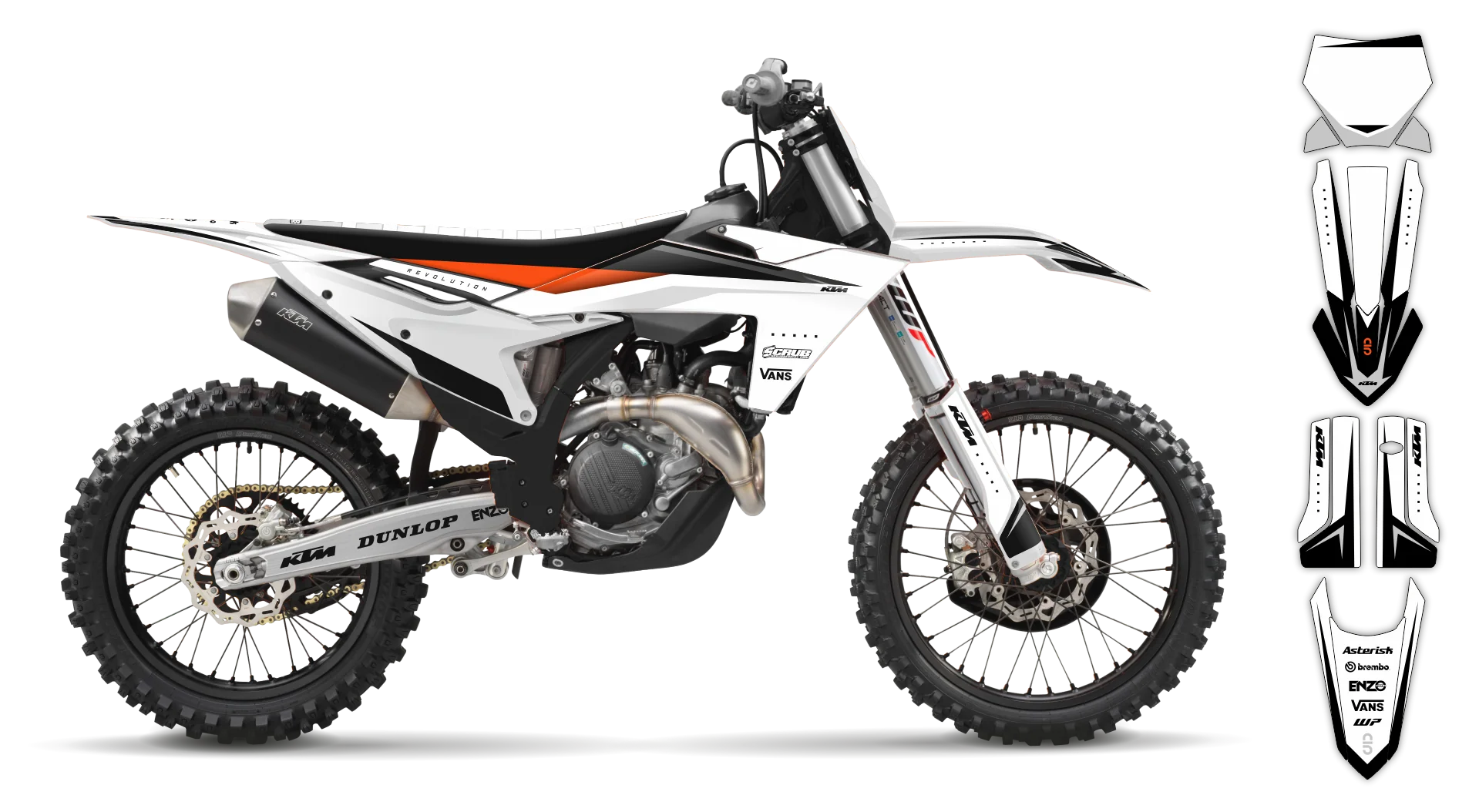 Graphics Kit - KTM - SX SX-F / XC XC-F - 2023-2024 - K-SE1099 - R1