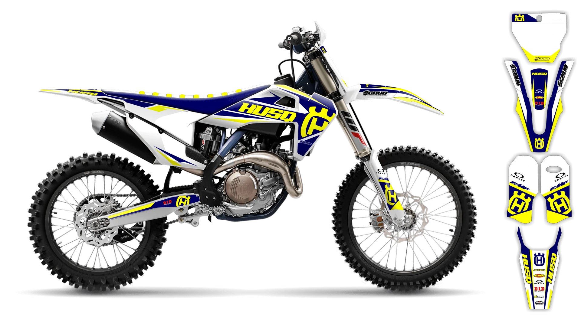 Graphics Kit - Husqvarna 14-> TC-FC-FX Series - 2019-2022 - H-SE1056 - R2