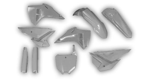 Plastics Kit - Honda - CRF 250R - 2025 - Full Kit - Light Grey