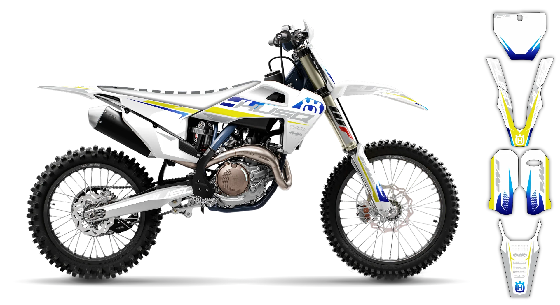 Graphics Kit - Husqvarna 14-> TC-FC-FX Series - 2019-2022 - H-SE1100 - LE