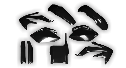 Plastics Kit - Honda - CRF 250R - 2004-2005 - Full Kit - Black