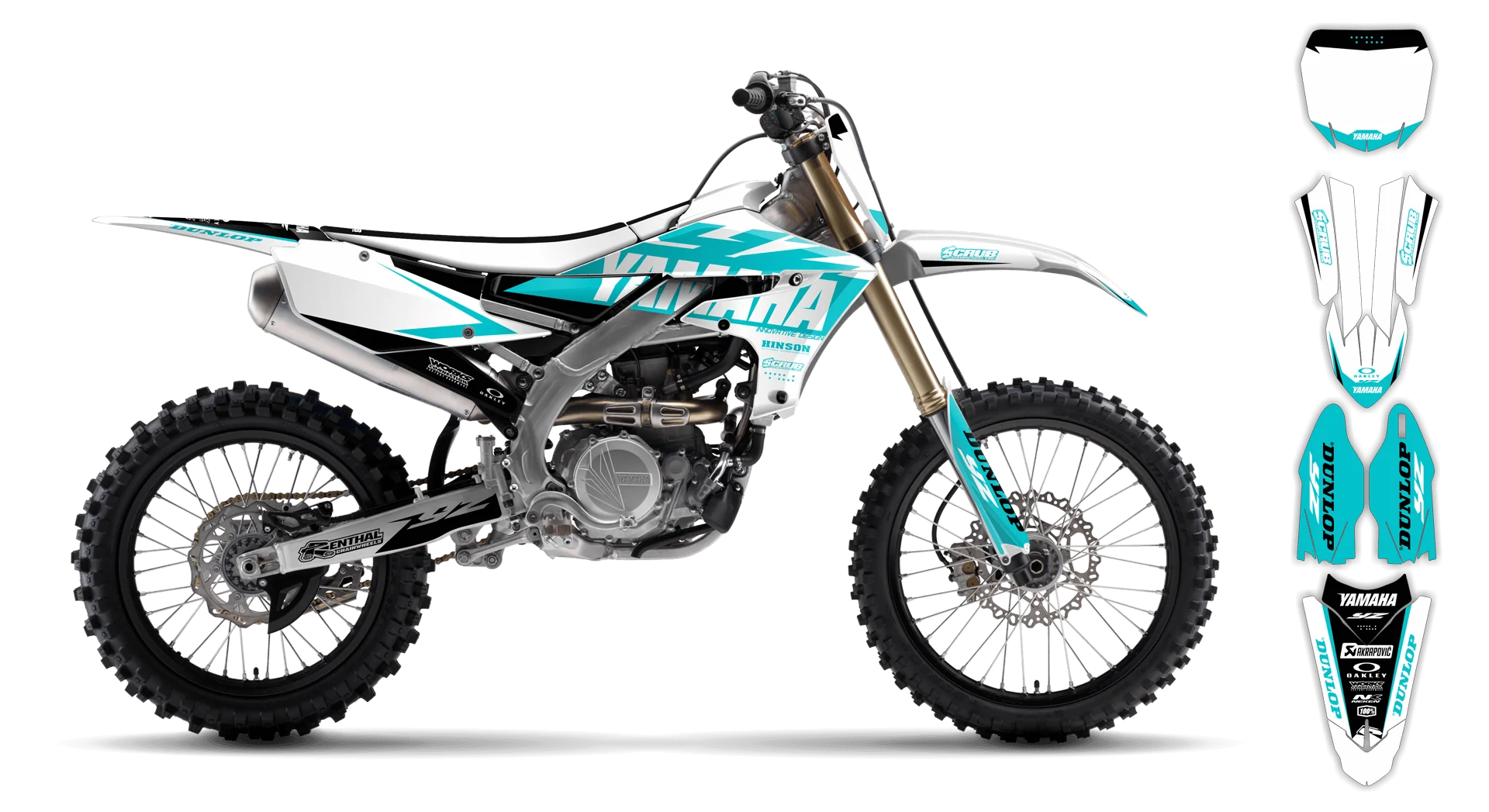 Graphics Kit - Yamaha - WR450F - 2019-2023 - Corgis - R1